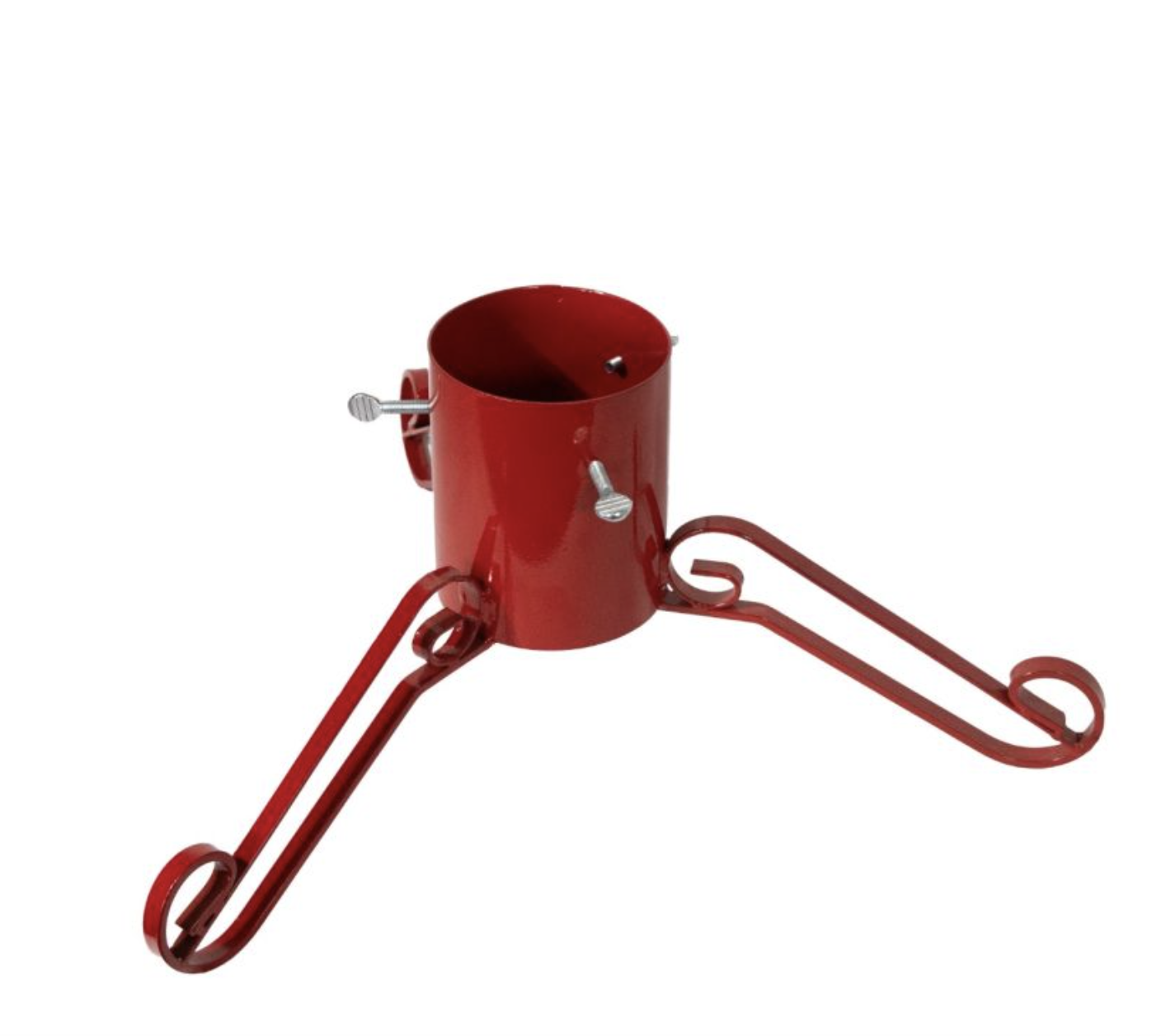 Red Metal Christmas Tree Stand