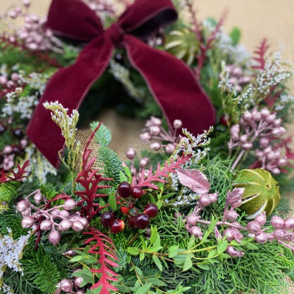 Mulled Wine Christmas Wreath - Image 2