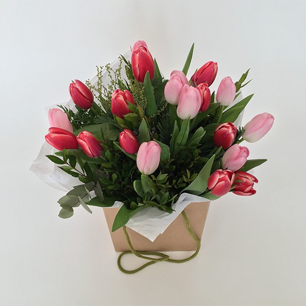 Tulip Bouquet in Vase