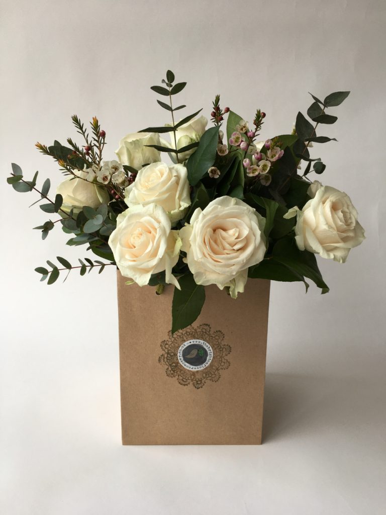 Luxury White Rose Bouquet