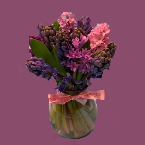 Hyacinth Bouquet in a Vase