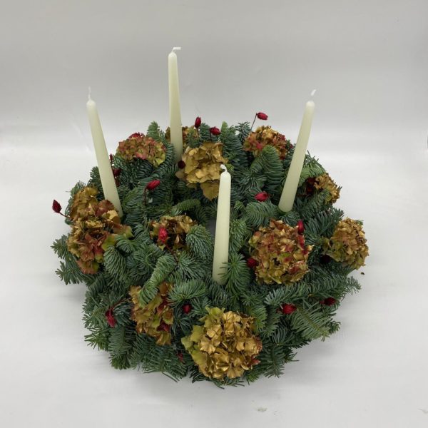 Gold Hydrangea Table Decoration - Image 2