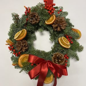 Traditional Christmas Wreath Small
