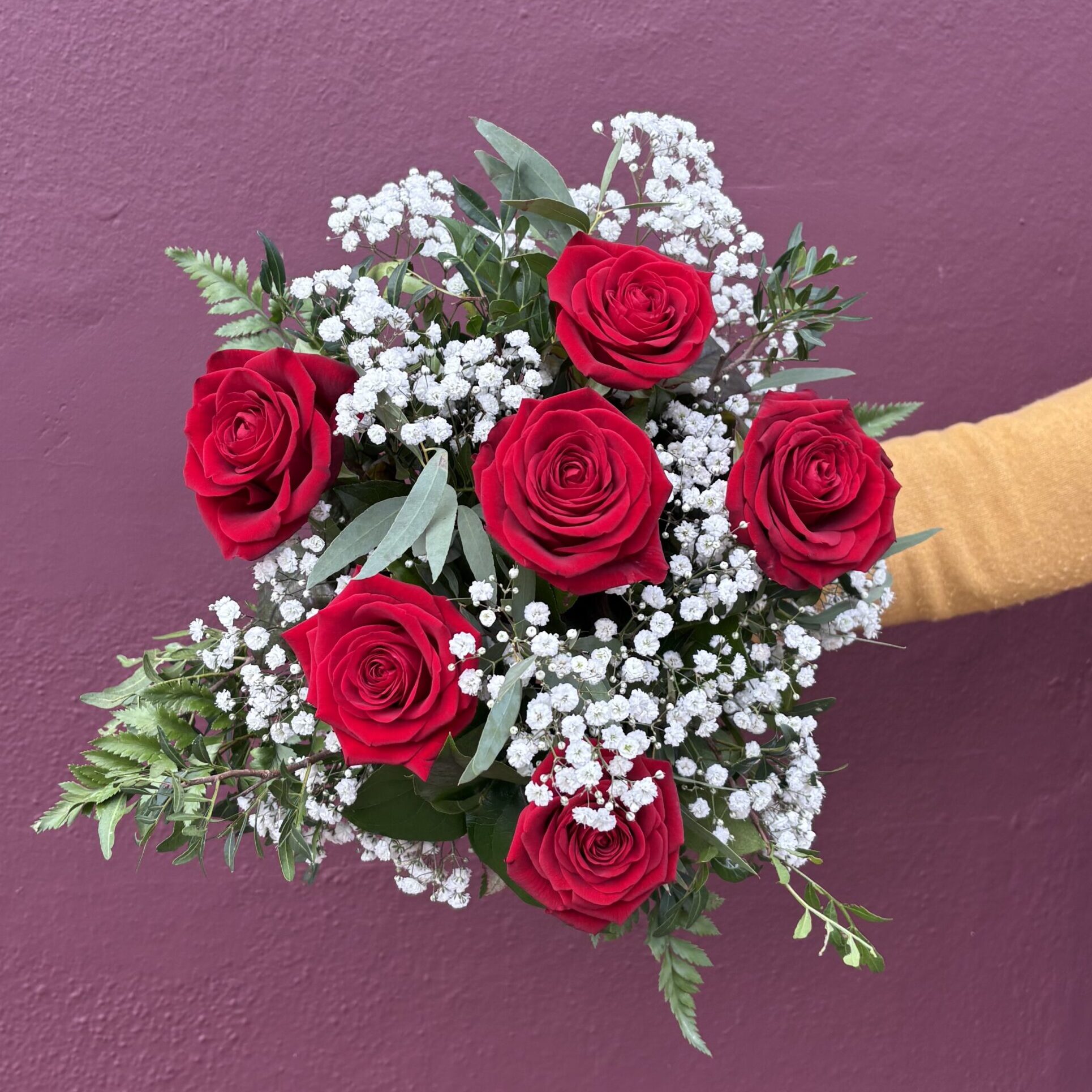 Half a Dozen Red Roses