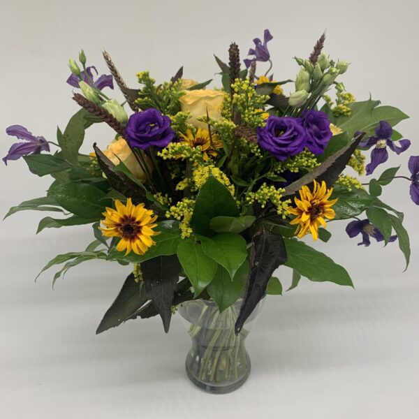 Yellow and Purples Bouquet