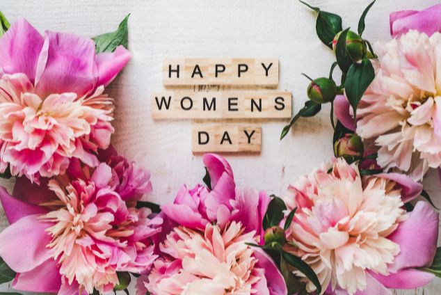 International women's day flowers