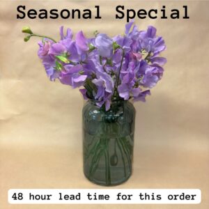 Seasonal Sweet Pea Vase