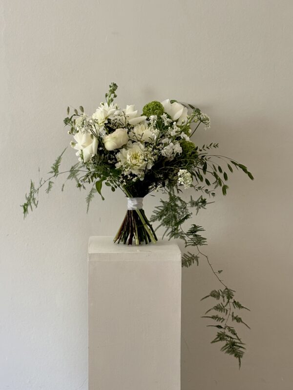 Classic Whites and Greens - Bridal Bouquet - Image 2