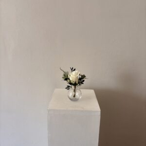 Classic Whites and Greens - Button Hole