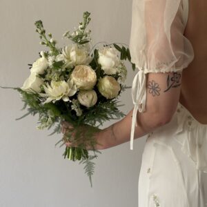 Classic Whites and Greens - Bridesmaids bouquet