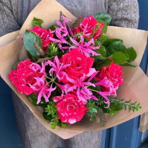 Pink 'Puma' Rose Bouquet